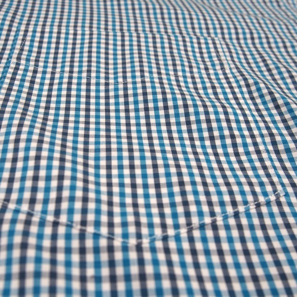 UNTUCKit‎ Shirt Men's XXL Wrinkle Free Long Sleeve Button Down Blue Striped EUC - Picture 5 of 11